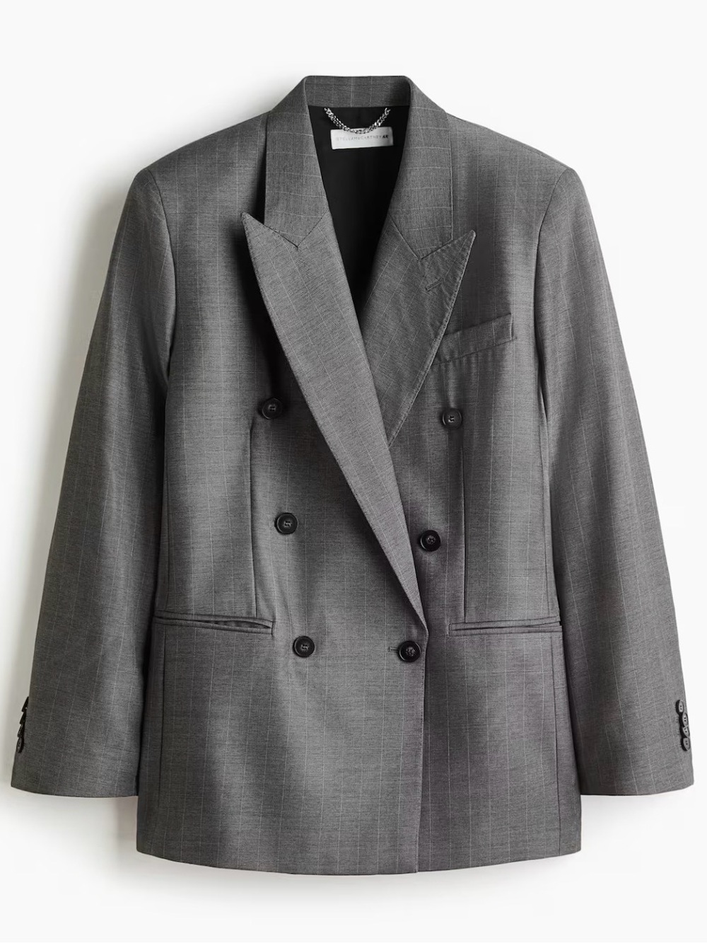 Stella McCartney x HM Double-Breasted Gray Blazer